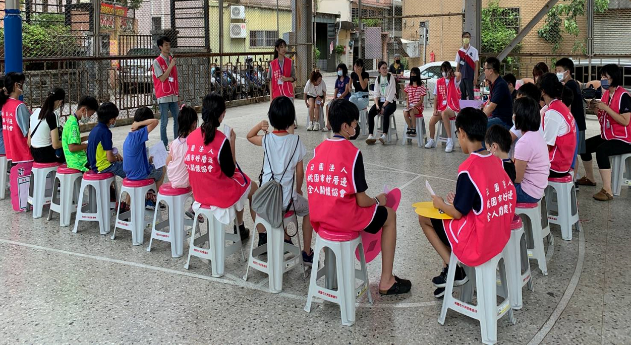 (Figure 5) Children participate in group education activities